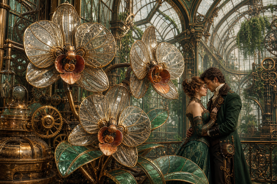 Clockwork Orchid illustration